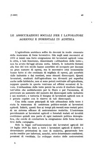 Le assicurazioni sociali pubblicazione della Cassa nazionale per le assicurazioni sociali