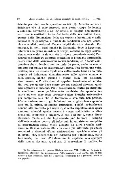 Le assicurazioni sociali pubblicazione della Cassa nazionale per le assicurazioni sociali