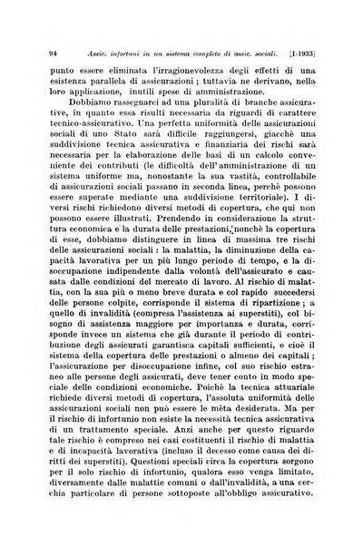 Le assicurazioni sociali pubblicazione della Cassa nazionale per le assicurazioni sociali