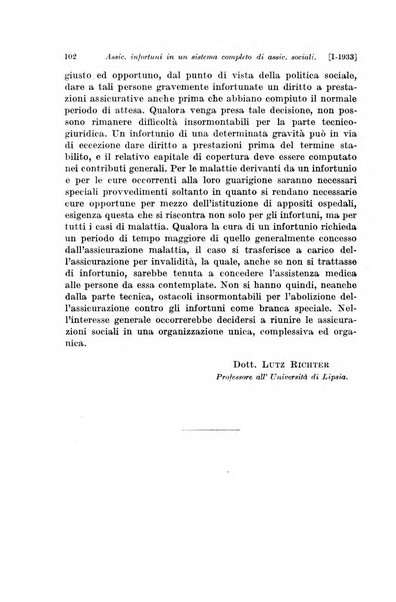 Le assicurazioni sociali pubblicazione della Cassa nazionale per le assicurazioni sociali