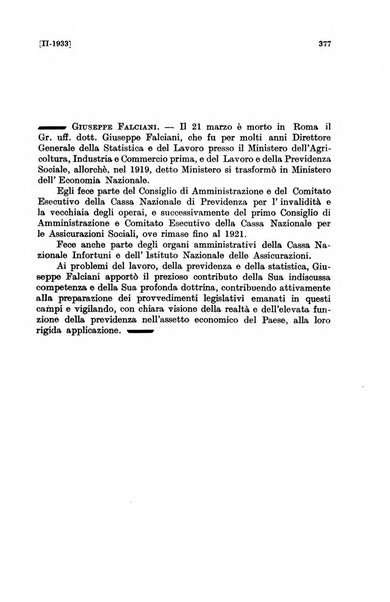 Le assicurazioni sociali pubblicazione della Cassa nazionale per le assicurazioni sociali