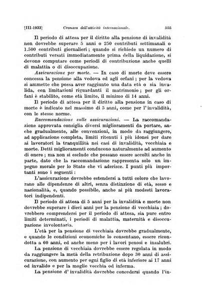 Le assicurazioni sociali pubblicazione della Cassa nazionale per le assicurazioni sociali