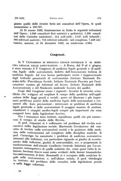 Le assicurazioni sociali pubblicazione della Cassa nazionale per le assicurazioni sociali