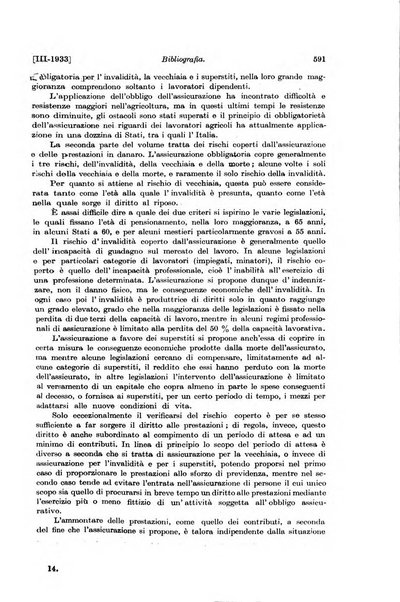 Le assicurazioni sociali pubblicazione della Cassa nazionale per le assicurazioni sociali