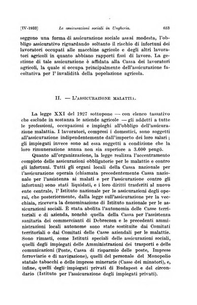 Le assicurazioni sociali pubblicazione della Cassa nazionale per le assicurazioni sociali