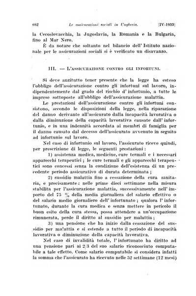 Le assicurazioni sociali pubblicazione della Cassa nazionale per le assicurazioni sociali