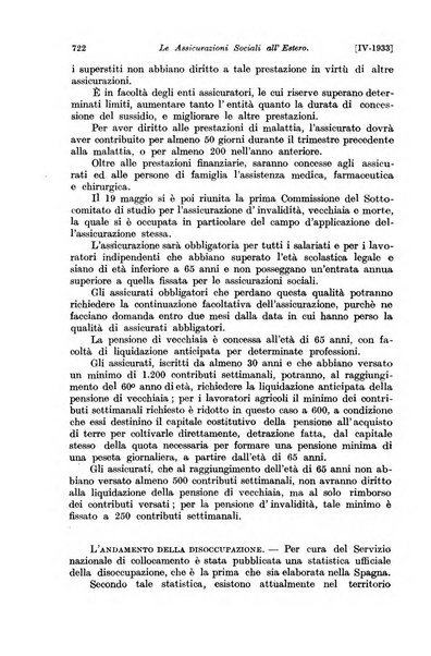 Le assicurazioni sociali pubblicazione della Cassa nazionale per le assicurazioni sociali