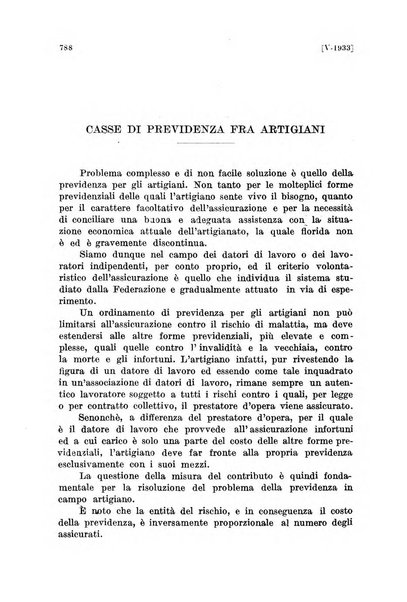 Le assicurazioni sociali pubblicazione della Cassa nazionale per le assicurazioni sociali