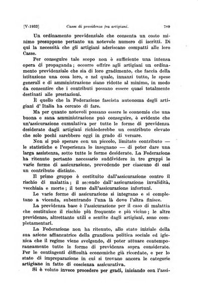 Le assicurazioni sociali pubblicazione della Cassa nazionale per le assicurazioni sociali