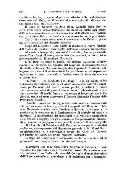 Le assicurazioni sociali pubblicazione della Cassa nazionale per le assicurazioni sociali