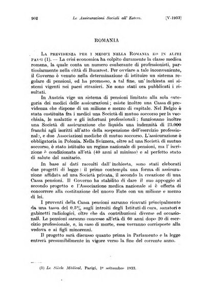 Le assicurazioni sociali pubblicazione della Cassa nazionale per le assicurazioni sociali