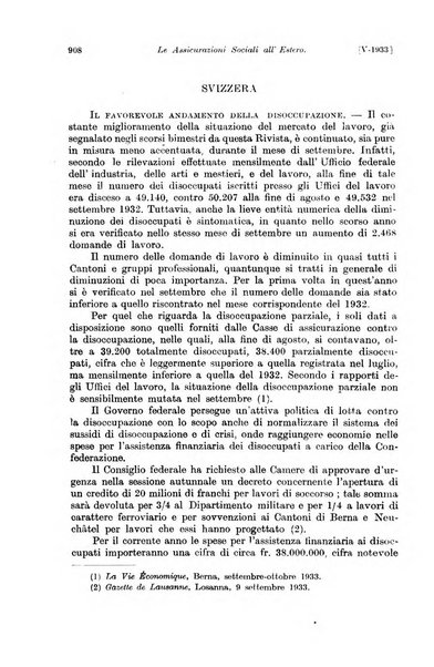 Le assicurazioni sociali pubblicazione della Cassa nazionale per le assicurazioni sociali