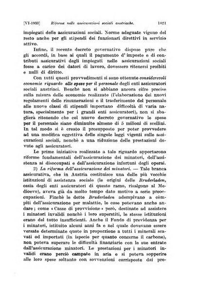 Le assicurazioni sociali pubblicazione della Cassa nazionale per le assicurazioni sociali