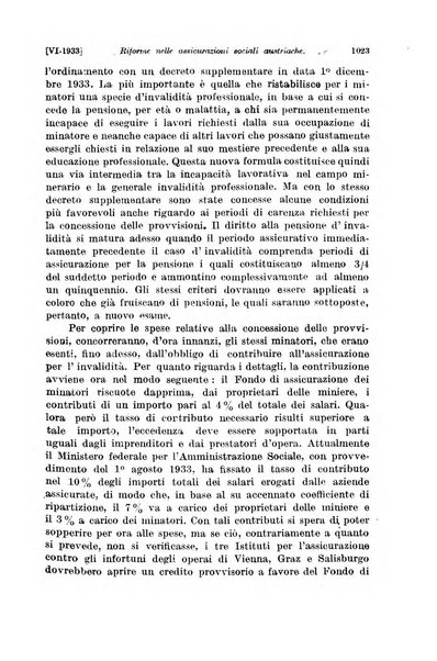 Le assicurazioni sociali pubblicazione della Cassa nazionale per le assicurazioni sociali