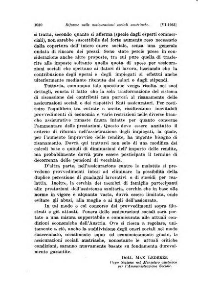 Le assicurazioni sociali pubblicazione della Cassa nazionale per le assicurazioni sociali