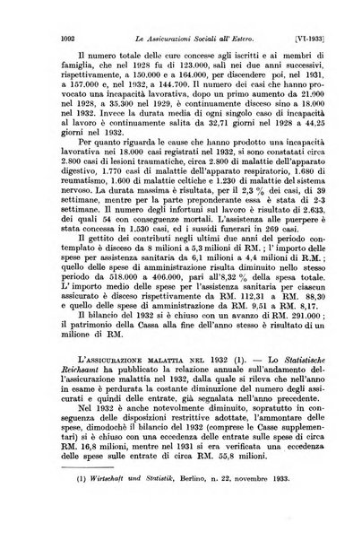 Le assicurazioni sociali pubblicazione della Cassa nazionale per le assicurazioni sociali