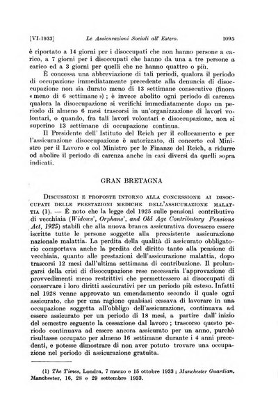 Le assicurazioni sociali pubblicazione della Cassa nazionale per le assicurazioni sociali