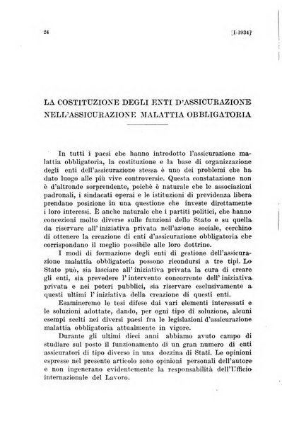 Le assicurazioni sociali pubblicazione della Cassa nazionale per le assicurazioni sociali