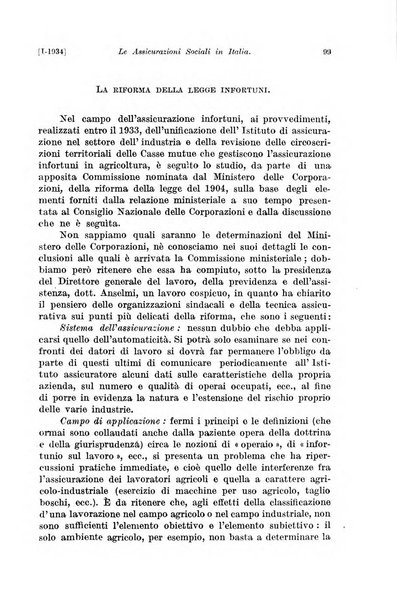 Le assicurazioni sociali pubblicazione della Cassa nazionale per le assicurazioni sociali