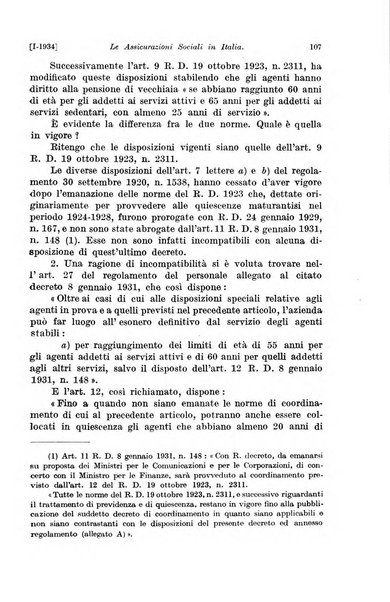 Le assicurazioni sociali pubblicazione della Cassa nazionale per le assicurazioni sociali