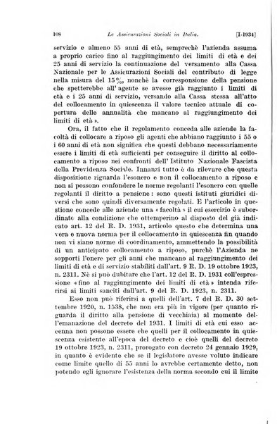 Le assicurazioni sociali pubblicazione della Cassa nazionale per le assicurazioni sociali