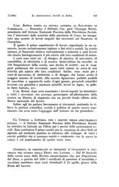 Le assicurazioni sociali pubblicazione della Cassa nazionale per le assicurazioni sociali