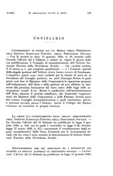 Le assicurazioni sociali pubblicazione della Cassa nazionale per le assicurazioni sociali