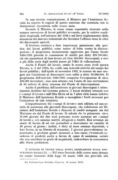 Le assicurazioni sociali pubblicazione della Cassa nazionale per le assicurazioni sociali