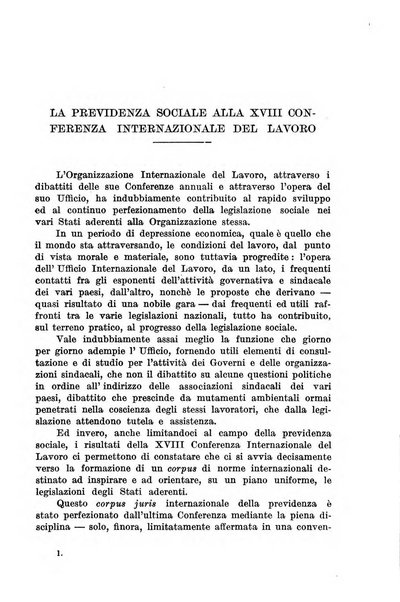 Le assicurazioni sociali pubblicazione della Cassa nazionale per le assicurazioni sociali