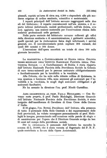 Le assicurazioni sociali pubblicazione della Cassa nazionale per le assicurazioni sociali