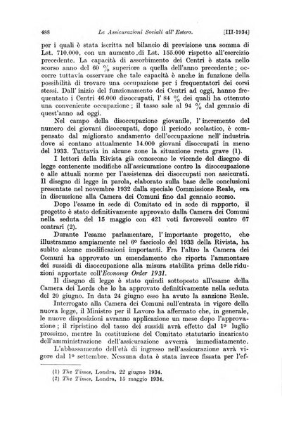 Le assicurazioni sociali pubblicazione della Cassa nazionale per le assicurazioni sociali