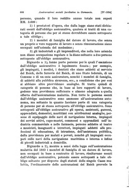 Le assicurazioni sociali pubblicazione della Cassa nazionale per le assicurazioni sociali