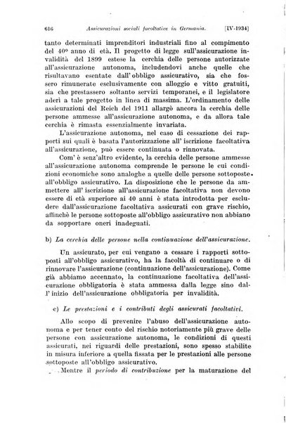 Le assicurazioni sociali pubblicazione della Cassa nazionale per le assicurazioni sociali