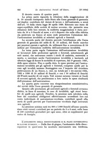 Le assicurazioni sociali pubblicazione della Cassa nazionale per le assicurazioni sociali