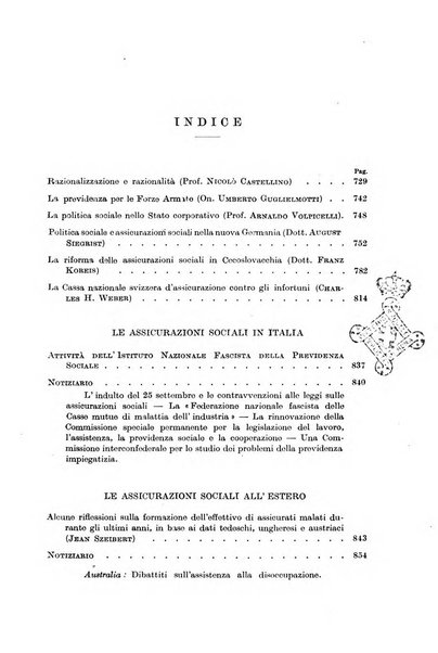 Le assicurazioni sociali pubblicazione della Cassa nazionale per le assicurazioni sociali