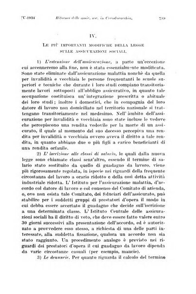 Le assicurazioni sociali pubblicazione della Cassa nazionale per le assicurazioni sociali