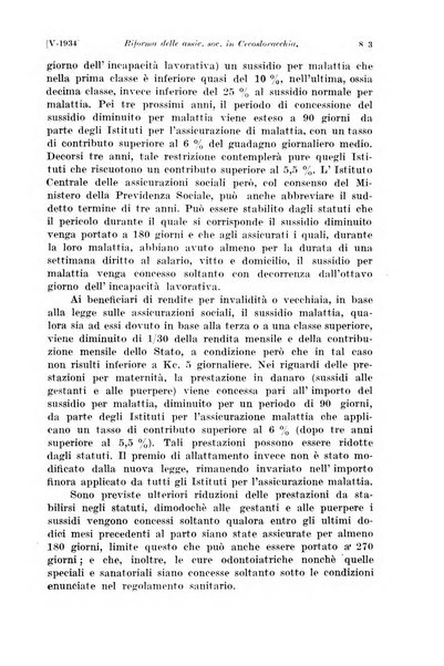 Le assicurazioni sociali pubblicazione della Cassa nazionale per le assicurazioni sociali