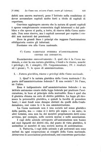 Le assicurazioni sociali pubblicazione della Cassa nazionale per le assicurazioni sociali