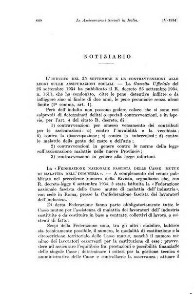 Le assicurazioni sociali pubblicazione della Cassa nazionale per le assicurazioni sociali