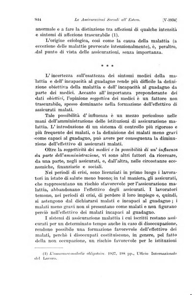 Le assicurazioni sociali pubblicazione della Cassa nazionale per le assicurazioni sociali