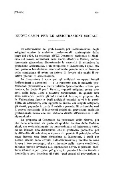 Le assicurazioni sociali pubblicazione della Cassa nazionale per le assicurazioni sociali