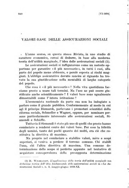 Le assicurazioni sociali pubblicazione della Cassa nazionale per le assicurazioni sociali