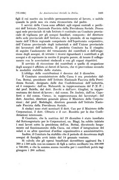 Le assicurazioni sociali pubblicazione della Cassa nazionale per le assicurazioni sociali