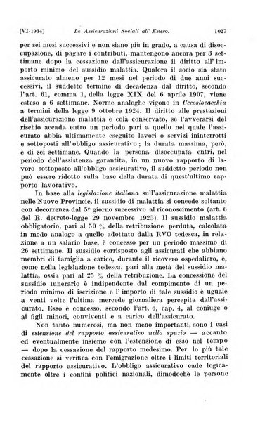 Le assicurazioni sociali pubblicazione della Cassa nazionale per le assicurazioni sociali