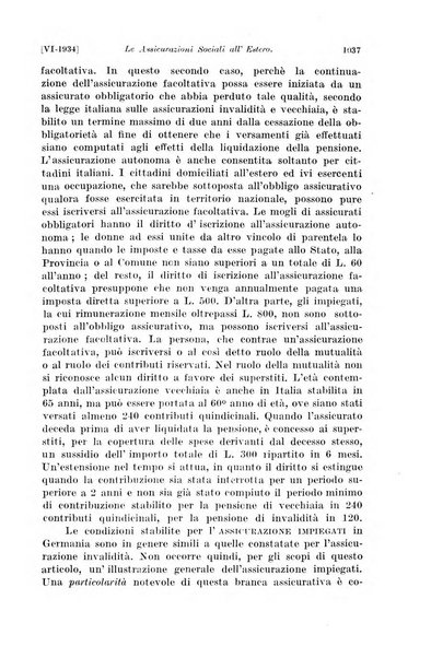 Le assicurazioni sociali pubblicazione della Cassa nazionale per le assicurazioni sociali