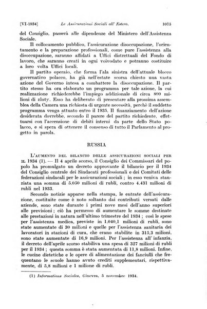 Le assicurazioni sociali pubblicazione della Cassa nazionale per le assicurazioni sociali