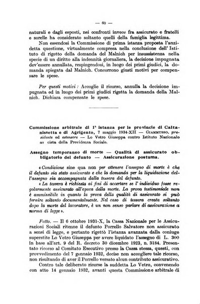 Le assicurazioni sociali pubblicazione della Cassa nazionale per le assicurazioni sociali