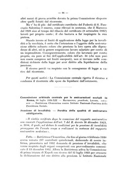 Le assicurazioni sociali pubblicazione della Cassa nazionale per le assicurazioni sociali