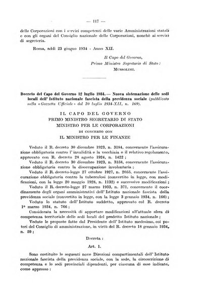 Le assicurazioni sociali pubblicazione della Cassa nazionale per le assicurazioni sociali