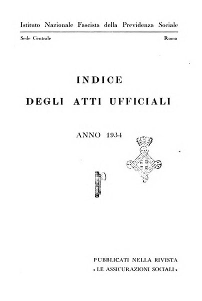 Le assicurazioni sociali pubblicazione della Cassa nazionale per le assicurazioni sociali